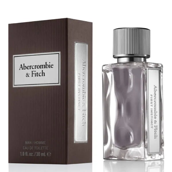 Eau de Toilette spray Abercrombie & Fitch First Instinct Man 30ml, profumo maschile fresco e avvolgente.