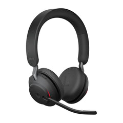Cuffie JABRA 12841 con microfono regolabile e LED di stato, progettate per ambienti lavorativi e compatibili con computer.