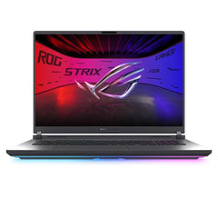 Laptop ASUS 13673 - ASUS 90NR0LC1-M00380 con illuminazione RGB inferiore e schermo ROG Strix, perfetto per componenti elettronici avanzati.
