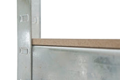 Steckregal 90x40x180 - silber