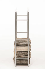 Kaminholzständer Keri 25x80x100 - edelstahl