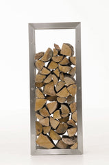 Kaminholzständer Keri 25x60x100 - edelstahl