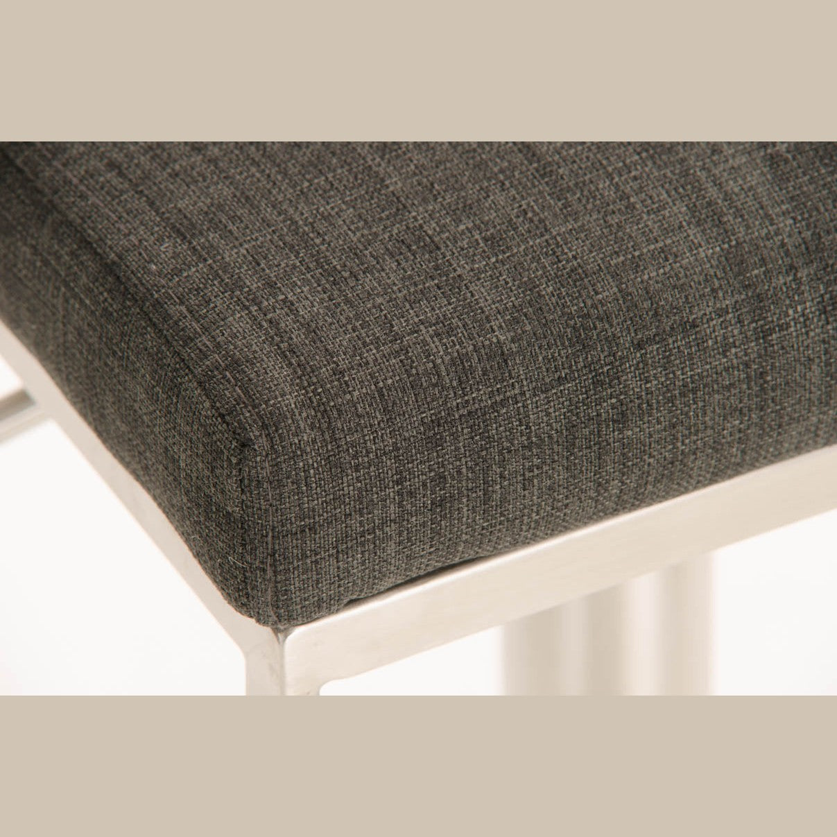 Barhocker Panama E Stoff - dunkelgrau - InfinityMarket