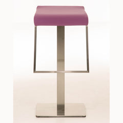 Barhocker Lameng Kunstleder E78 - lila - InfinityMarket