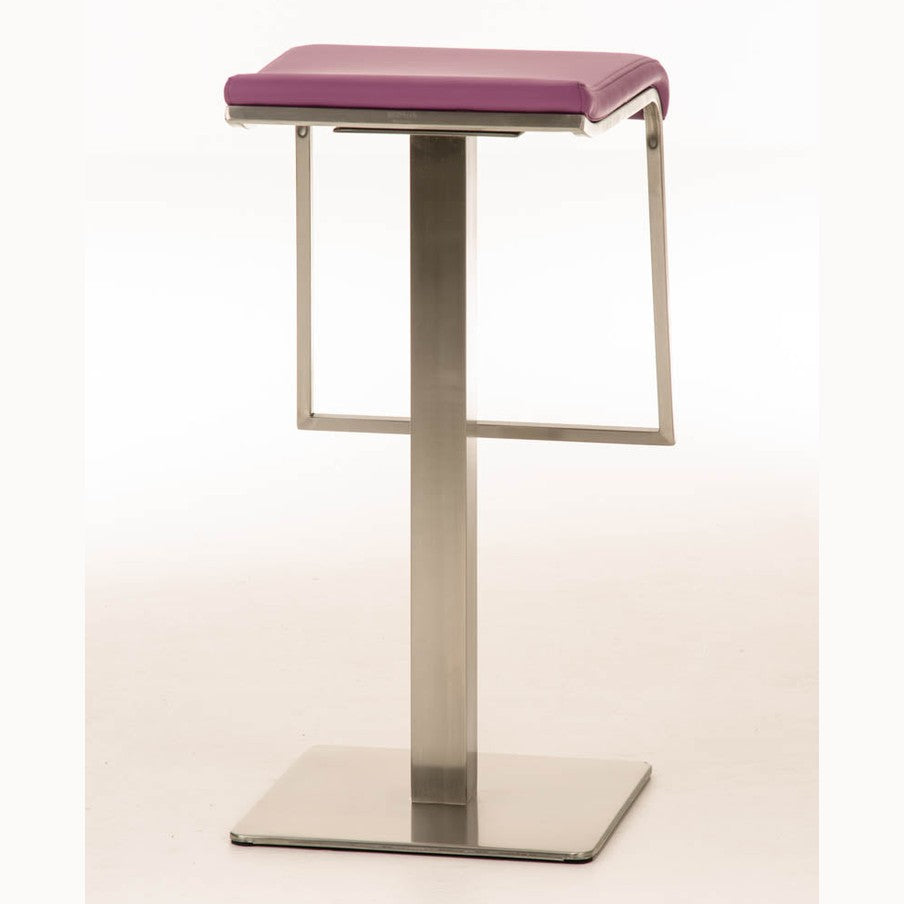 Barhocker Lameng Kunstleder E78 - lila - InfinityMarket