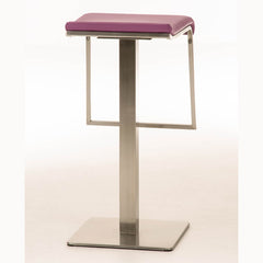 Barhocker Lameng Kunstleder E78 - lila - InfinityMarket