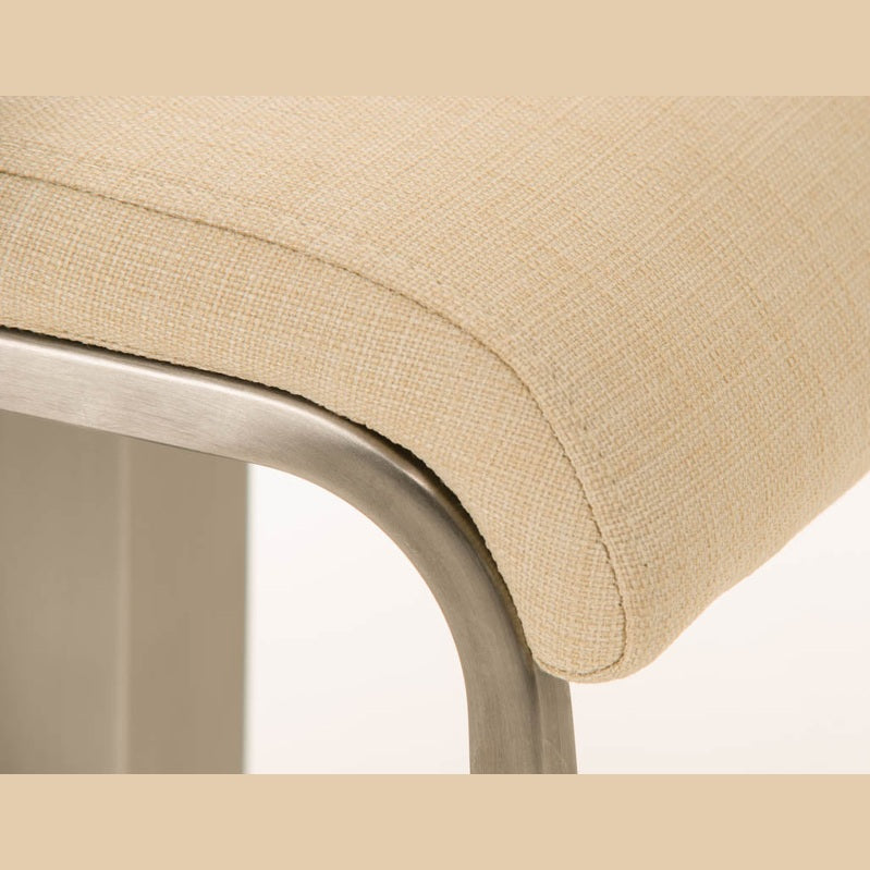 Barhocker Lameng Stoff E78 - creme - InfinityMarket