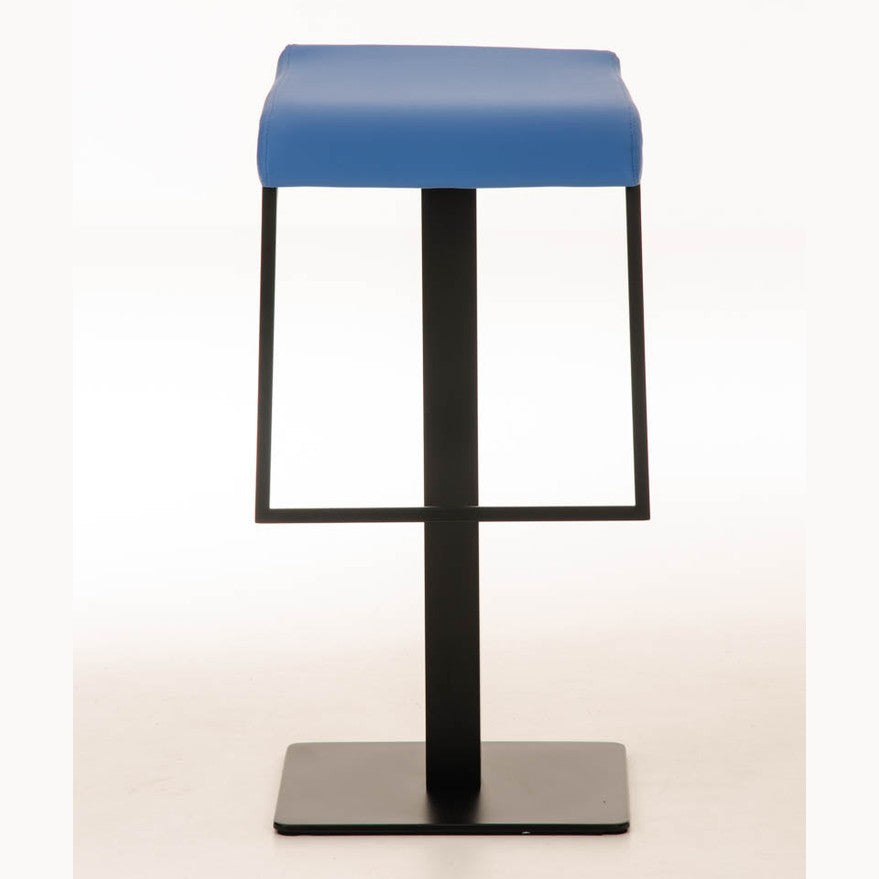 Barhocker Lameng Kunstleder B78 - blau - InfinityMarket