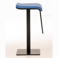 Barhocker Lameng Kunstleder B78 - blau - InfinityMarket