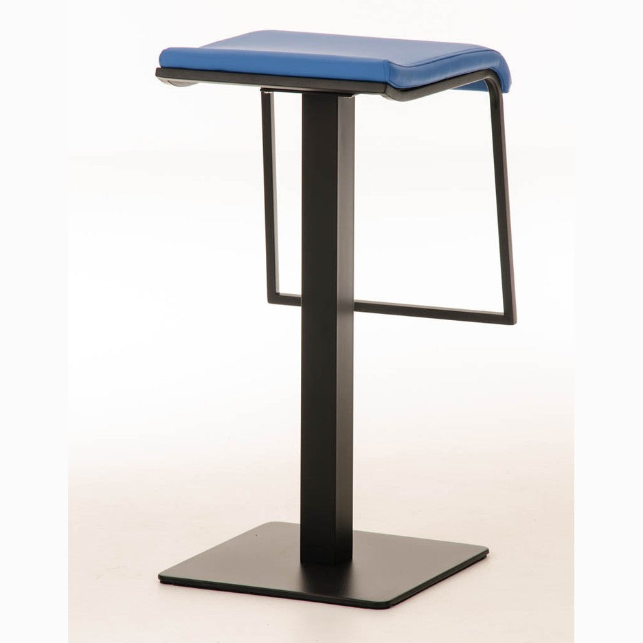 Barhocker Lameng Kunstleder B78 - blau - InfinityMarket