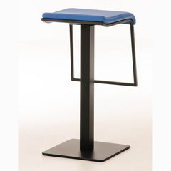 Barhocker Lameng Kunstleder B78 - blau - InfinityMarket