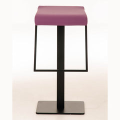 Barhocker Lameng Kunstleder B78 - lila - InfinityMarket