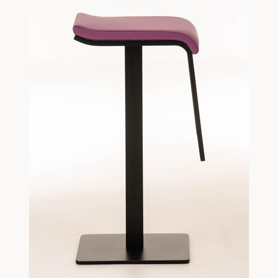 Barhocker Lameng Kunstleder B78 - lila - InfinityMarket
