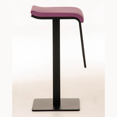 Barhocker Lameng Kunstleder B78 - lila - InfinityMarket