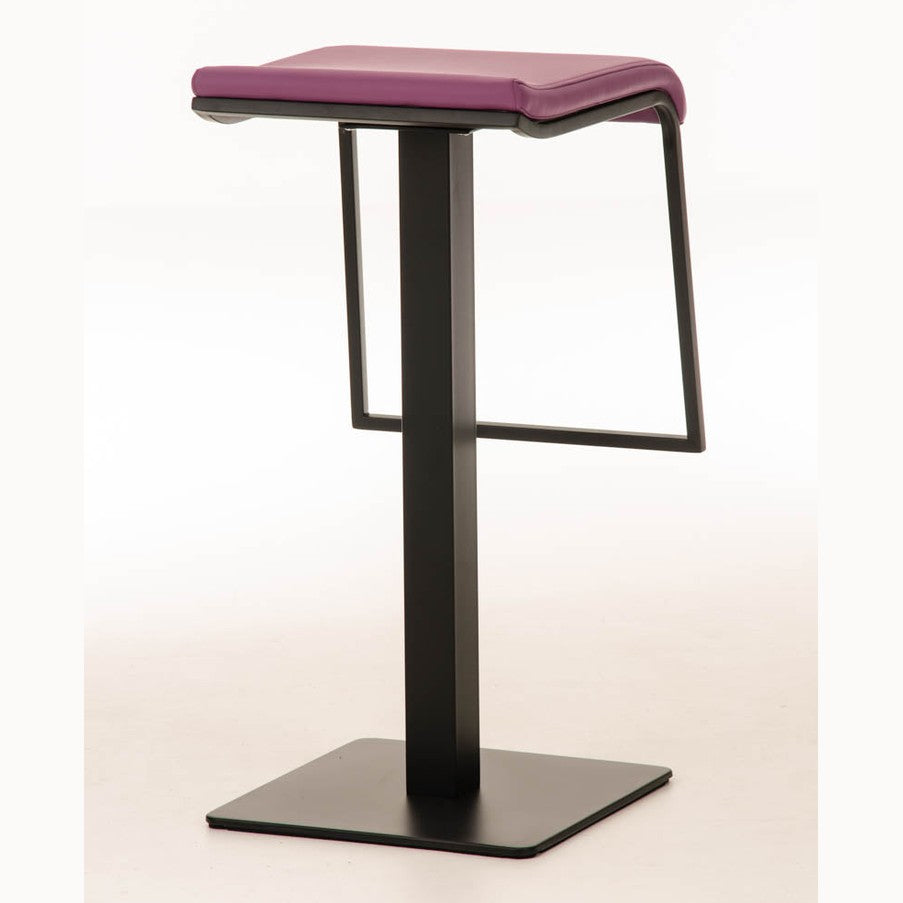 Barhocker Lameng Kunstleder B78 - lila - InfinityMarket