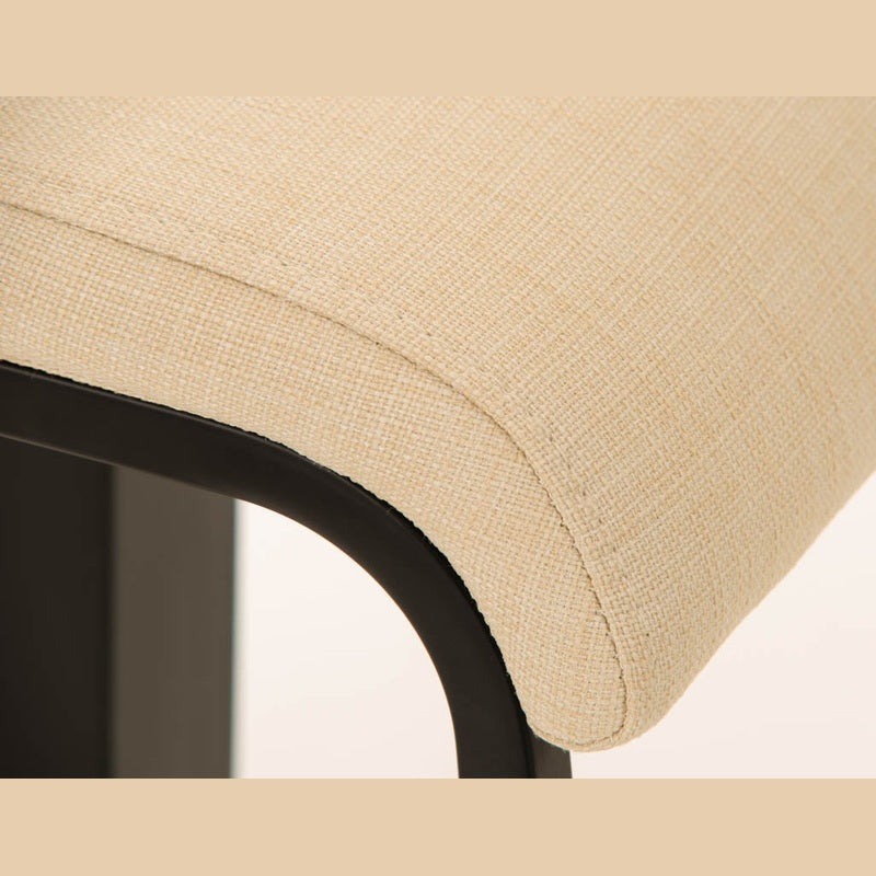 Barhocker Lameng Stoff B78 - creme - InfinityMarket