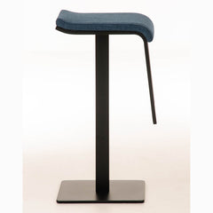 Barhocker Lameng Stoff B78 - blau - InfinityMarket