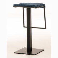 Barhocker Lameng Stoff B78 - blau - InfinityMarket