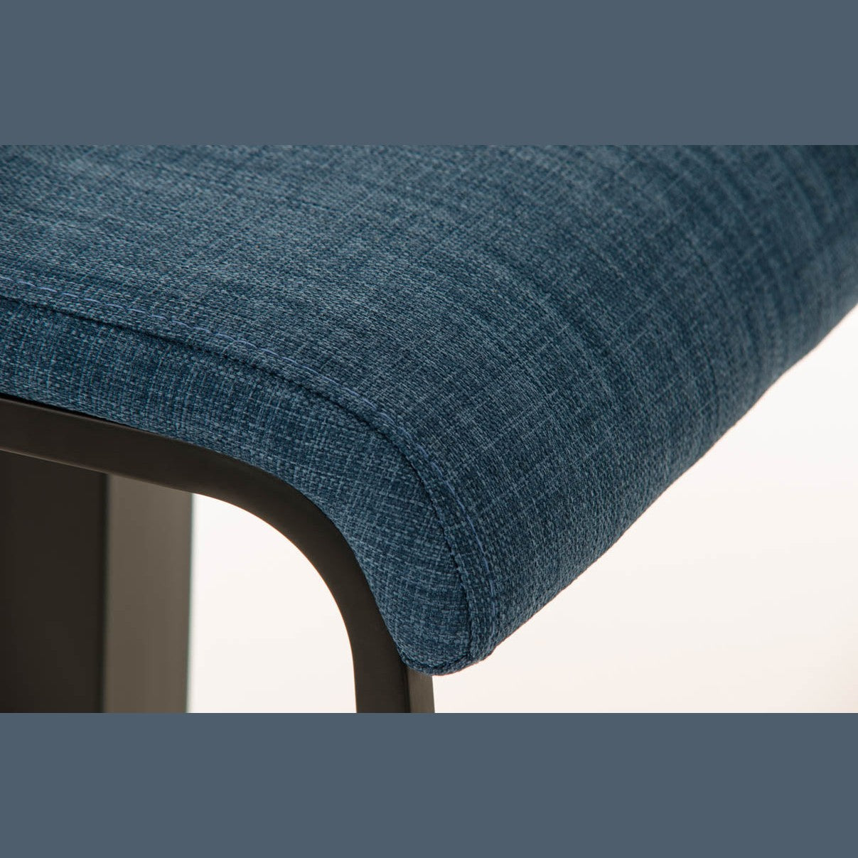 Barhocker Lameng Stoff B78 - blau - InfinityMarket