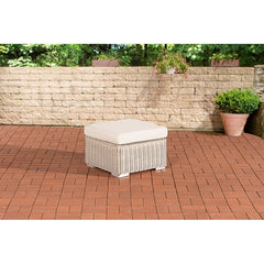 Hocker Bilbao / Madeira Cremeweiss - perlweiß