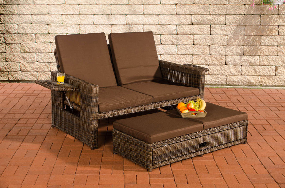Sofa Ancona Terrabraun 5mm - braun-meliert