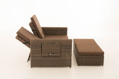 Sofa Ancona Terrabraun 5mm - braun-meliert