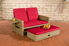 Sofa Ancona Rubinrot 5mm - natura