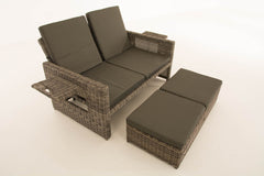 Sofa Ancona Anthrazit 5mm - grau-meliert