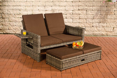 Sofa Ancona Terrabraun 5mm - grau-meliert