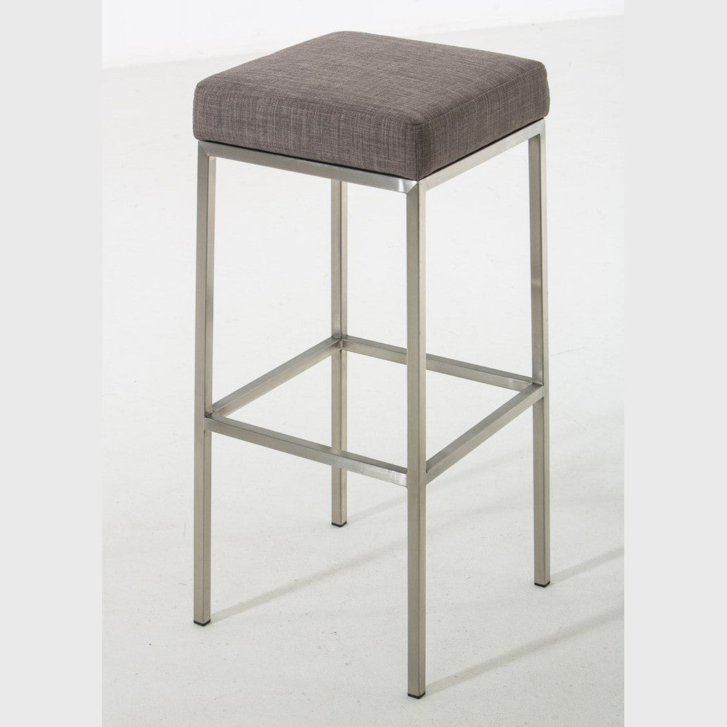 Barhocker Montreal E80 Stoff - grau - InfinityMarket