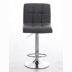 Barhocker Peru STOFF C - hellgrau - InfinityMarket
