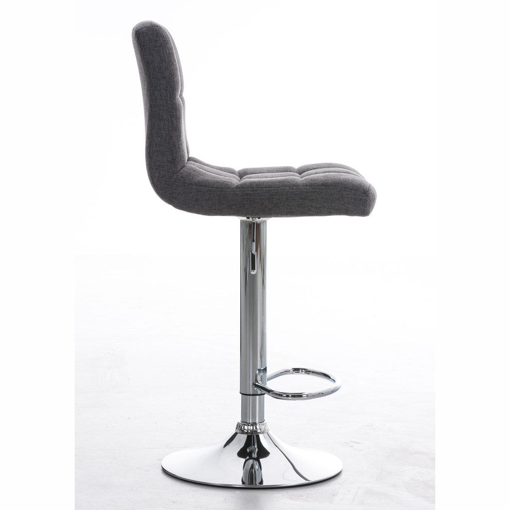 Barhocker Peru STOFF C - hellgrau - InfinityMarket