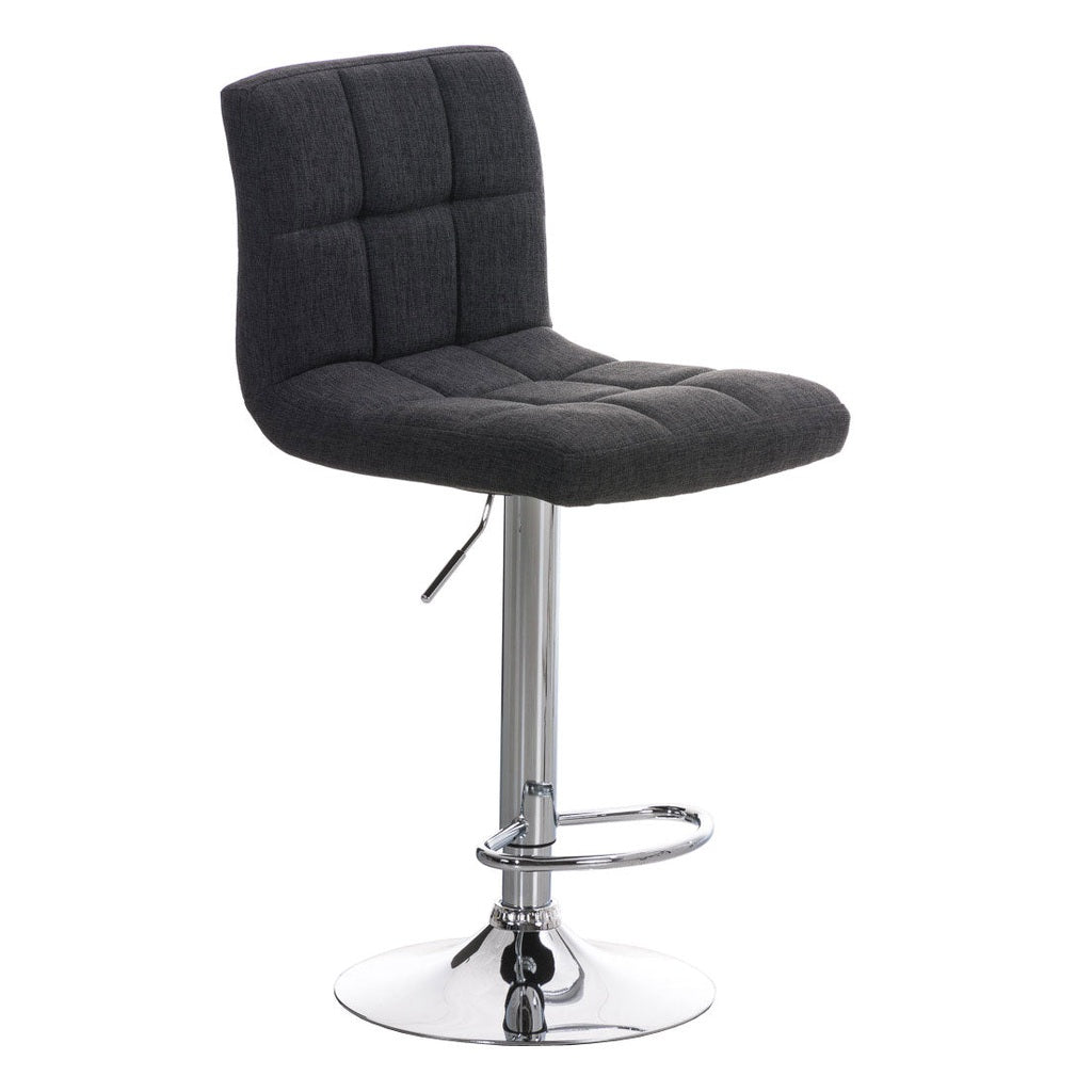 Barhocker Peru STOFF C - dunkelgrau - InfinityMarket