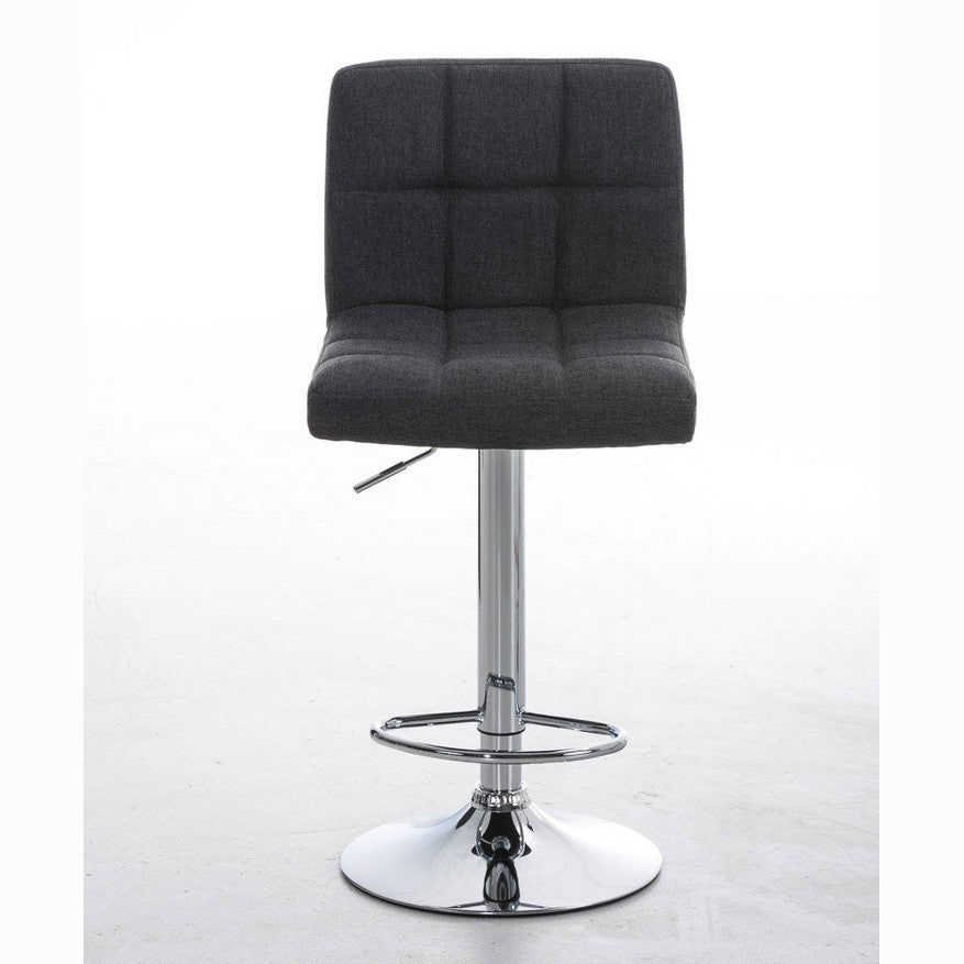 Barhocker Peru STOFF C - dunkelgrau - InfinityMarket