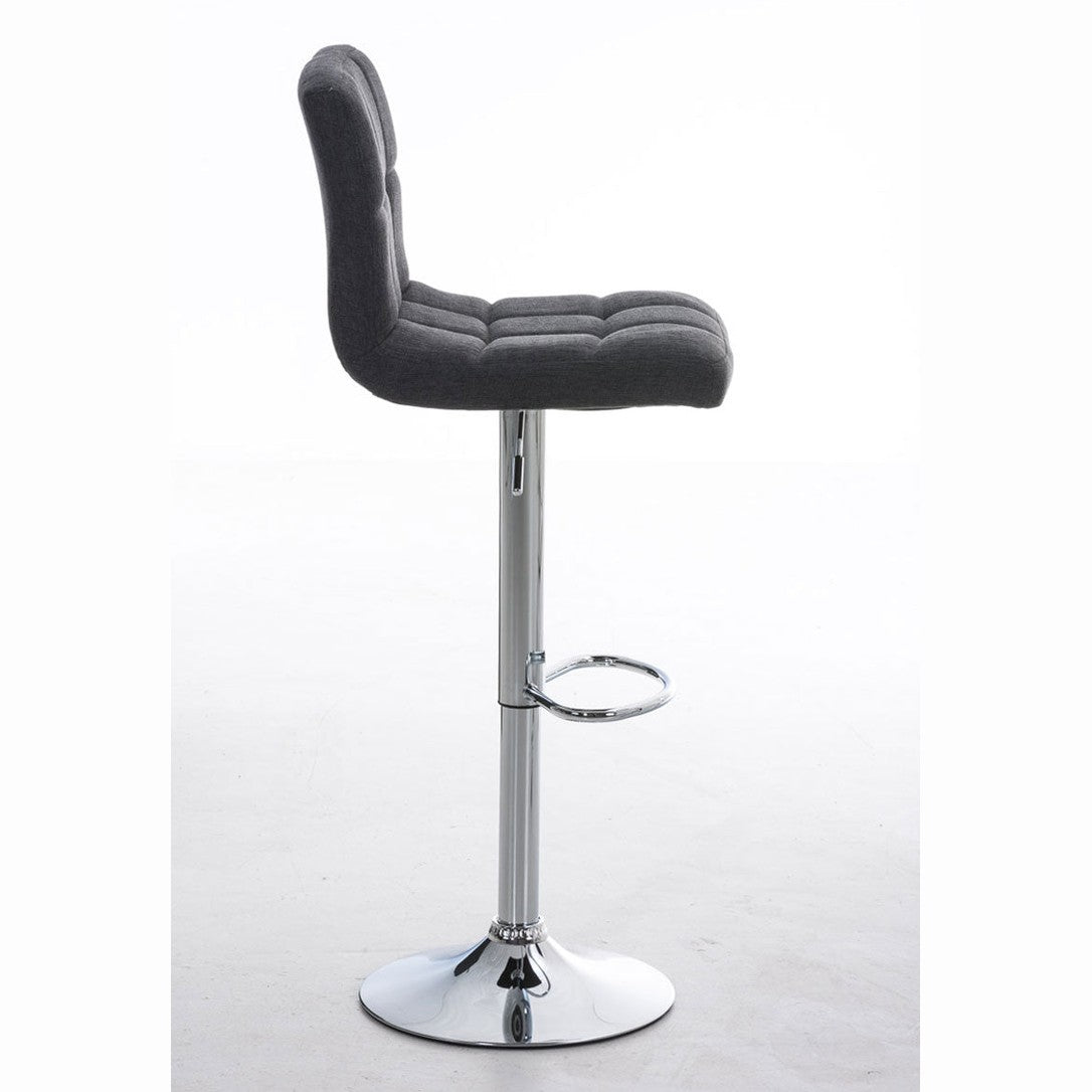 Barhocker Peru STOFF C - dunkelgrau - InfinityMarket