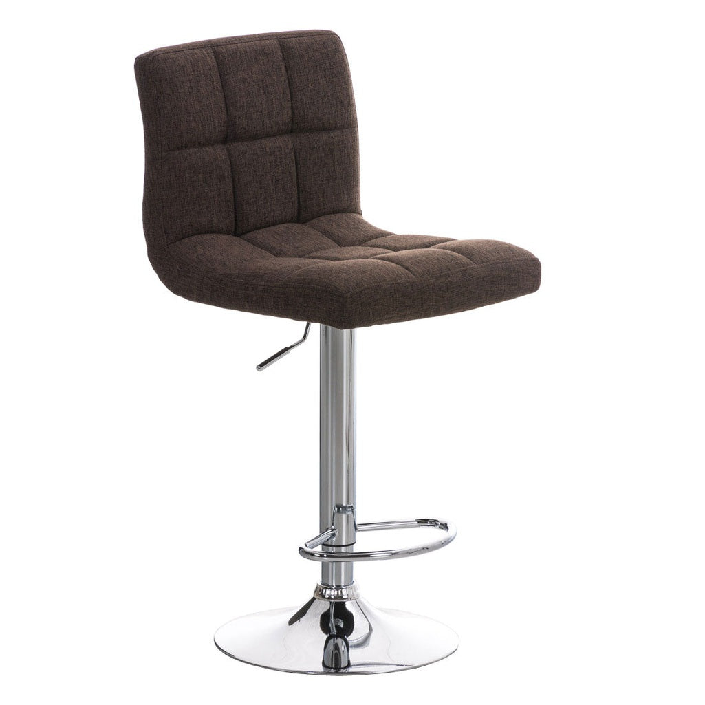 Barhocker Peru STOFF C - braun - InfinityMarket