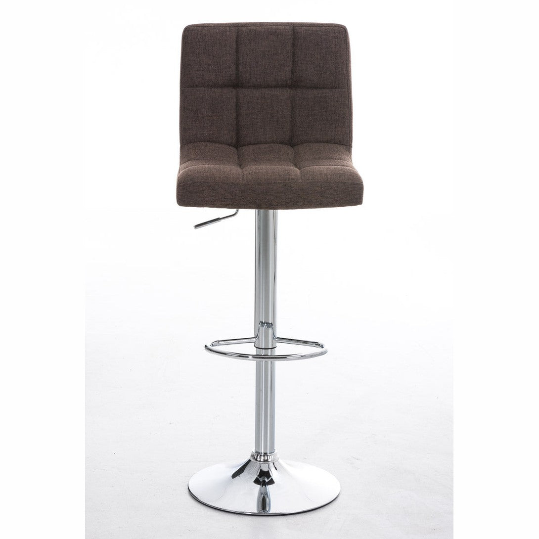 Barhocker Peru STOFF C - braun - InfinityMarket
