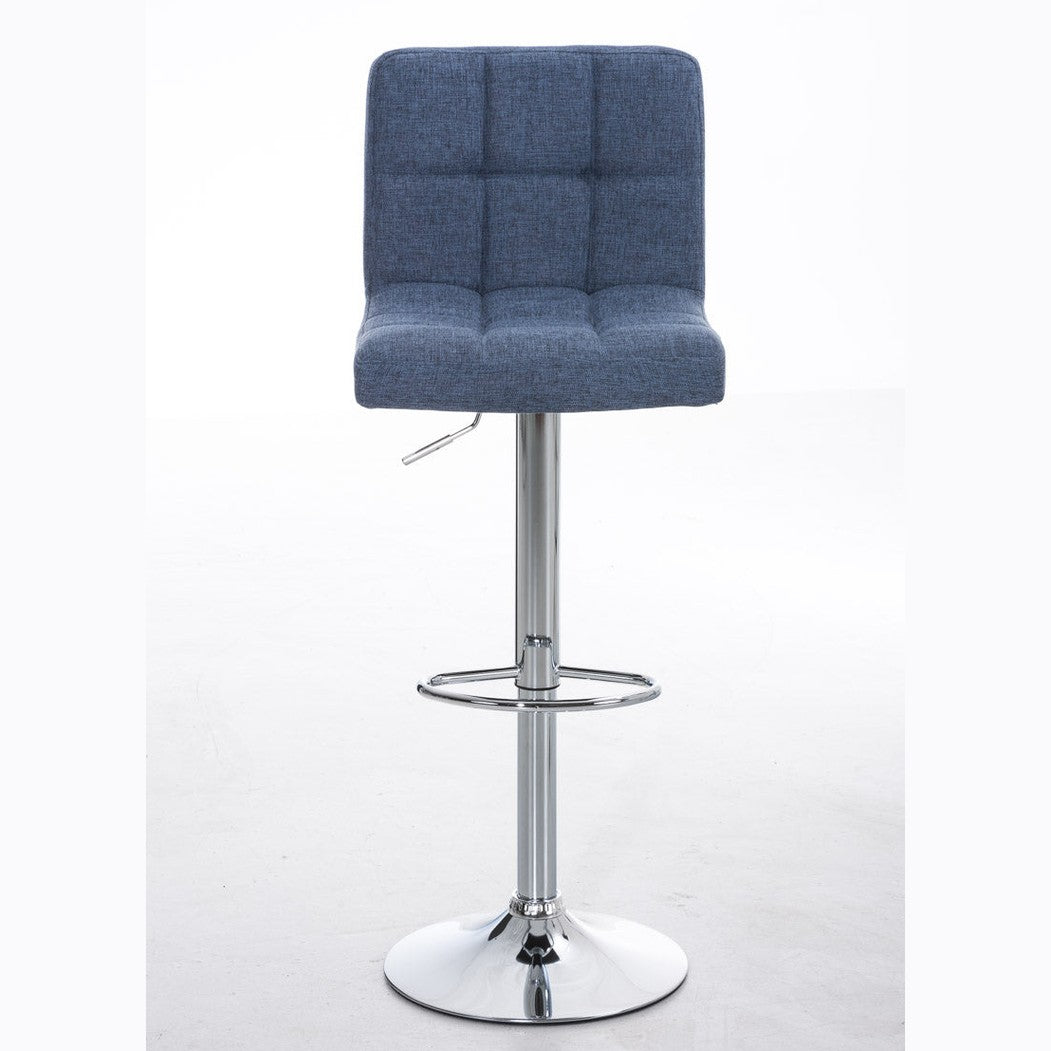 Barhocker Peru STOFF C - blau - InfinityMarket