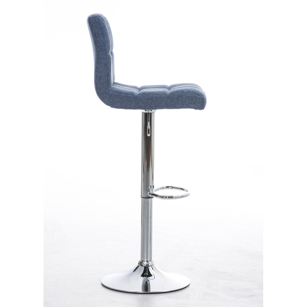 Barhocker Peru STOFF C - blau - InfinityMarket