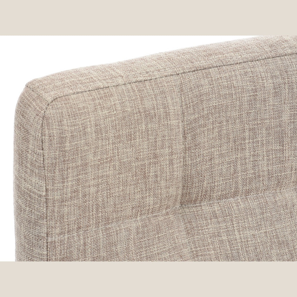 Barhocker Lincoln Stoff - creme - InfinityMarket