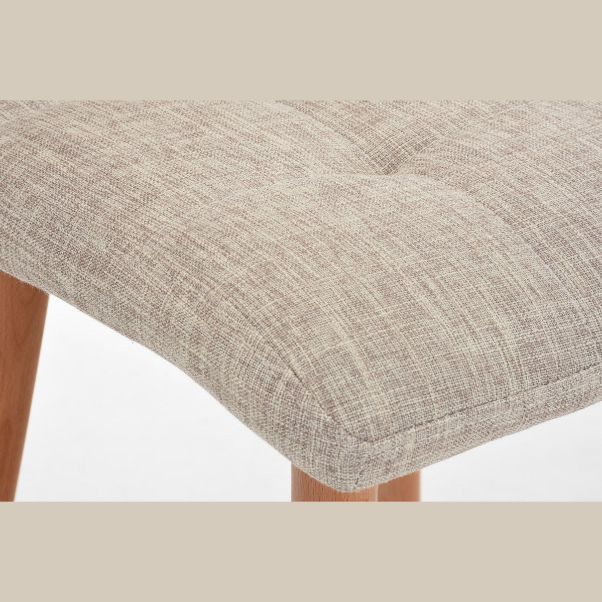 Barhocker Lincoln Stoff - creme - InfinityMarket