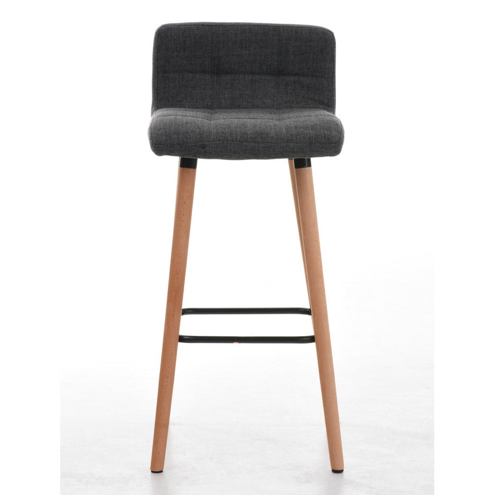 Barhocker Lincoln Stoff - hellgrau - InfinityMarket