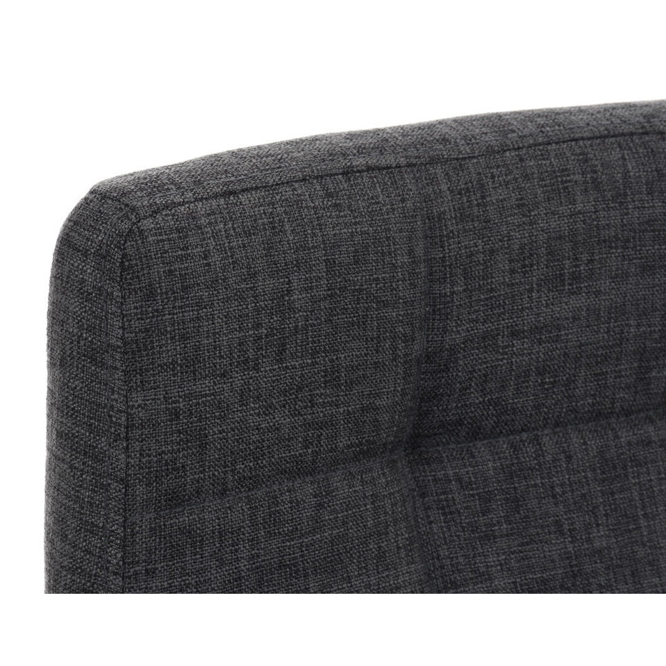 Barhocker Lincoln Stoff - hellgrau - InfinityMarket
