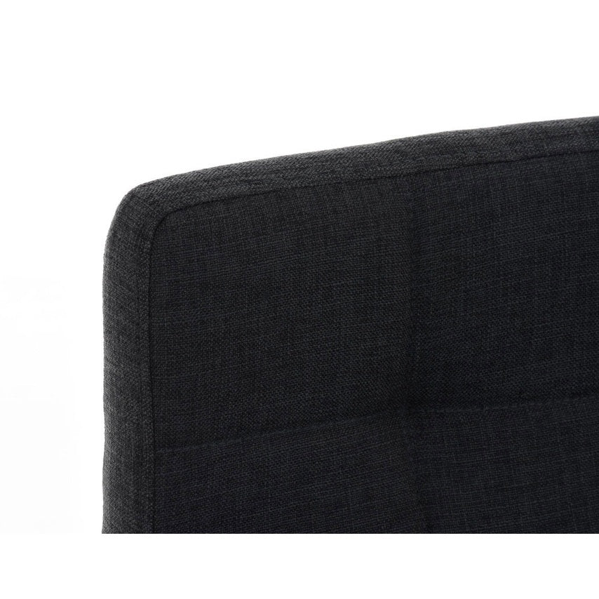 Barhocker Lincoln Stoff - dunkelgrau - InfinityMarket