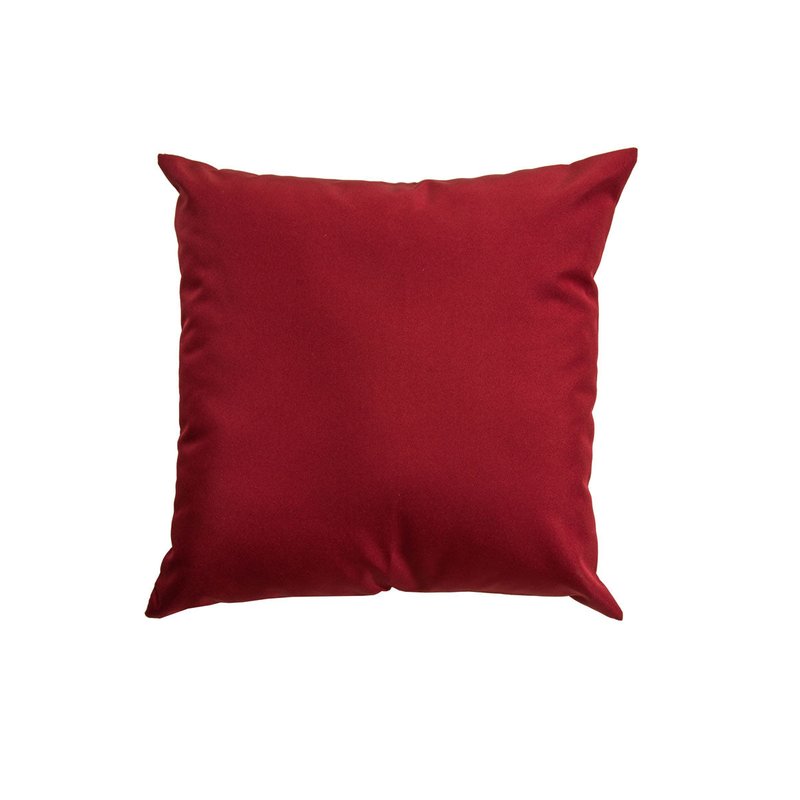 Deko-Kissen 45x45 cm - rubinrot