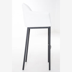 Barhocker Damaso B mit 4-Fuß Gestell - weiß - InfinityMarket