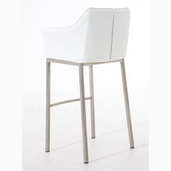 Barhocker Damaso E mit 4-Fuß Gestell - weiß - InfinityMarket