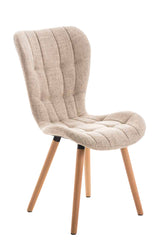 Stuhl Elda Stoff natura - creme
