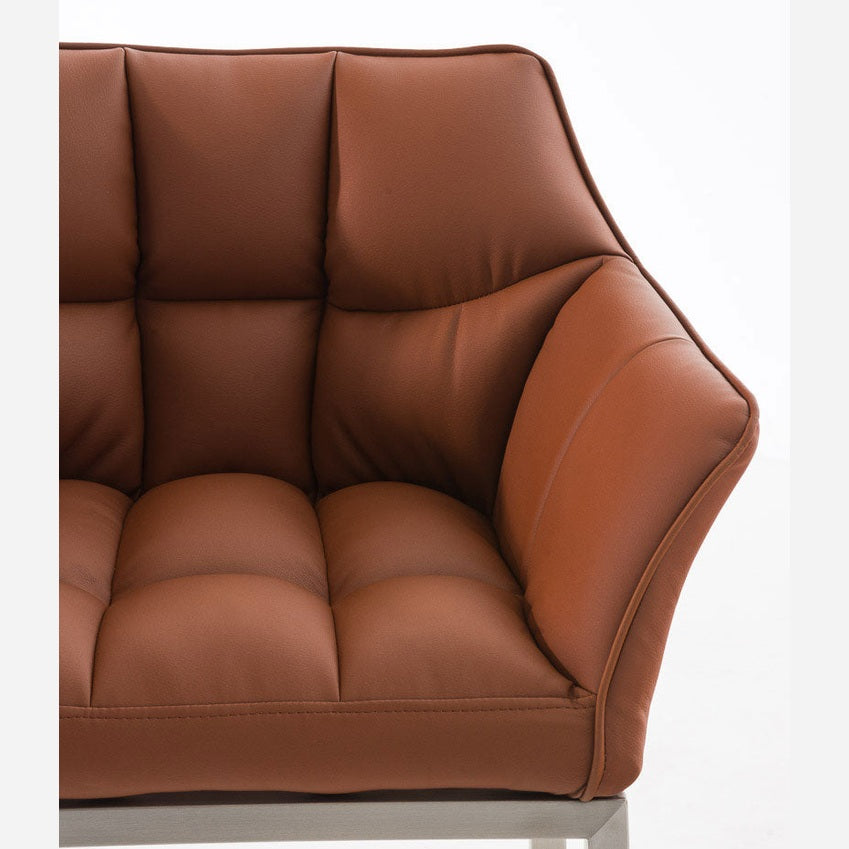 Barhocker Damaso E mit 4-Fuß Gestell - hellbraun - InfinityMarket
