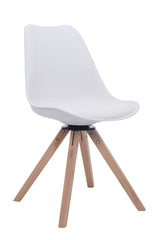 Besucherstuhl Troyes Drehbar Natura Square - wei�